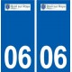 06 Breil-sur-Roya logo ville autocollant plaque stickers