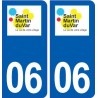 06 Saint Martin du Var logo ville autocollant plaque stickers