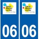 06 Saint Martin du Var logo ville autocollant plaque stickers