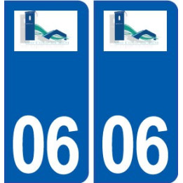 06 Saint-Cézaire-sur-Siagne logo ville autocollant plaque stickers