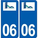 06 Saint-Cézaire-sur-Siagne logo ville autocollant plaque stickers