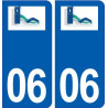 06 Saint-Cézaire-sur-Siagne logo ville autocollant plaque stickers