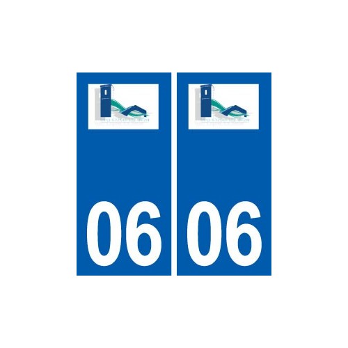 06 Saint-Cézaire-sur-Siagne logo ville autocollant plaque stickers