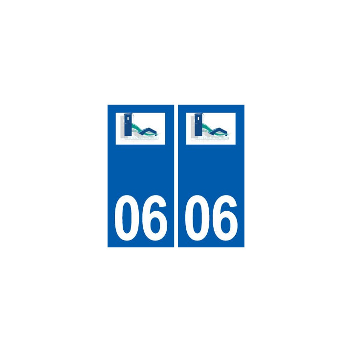 06 Saint-Cézaire-sur-Siagne logo ville autocollant plaque stickers