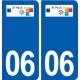 06 Saint-Paul-de-Vence logo ville autocollant plaque stickers