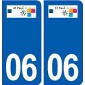 06 Saint-Paul-de-Vence logo ville autocollant plaque stickers