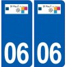 06 Saint-Paul-de-Vence logo ville autocollant plaque stickers