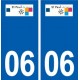 06 Saint-Paul-de-Vence logo ville autocollant plaque stickers