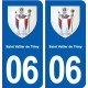 06 Saint-Vallier-de-Thiey blason ville autocollant plaque stickers