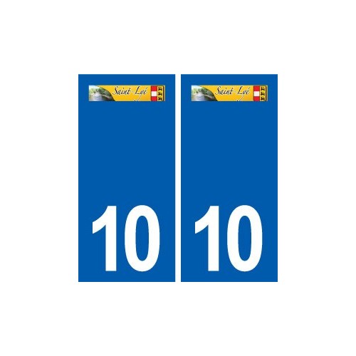 10 Saint-Lyé logo ville autocollant plaque stickers