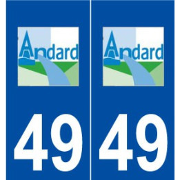 49 Ambillou-Château logo autocollant plaque stickers ville