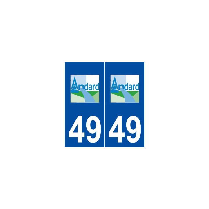 49 Ambillou-Château logo autocollant plaque stickers ville