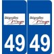 49 Bégrolles-en-Mauges logo autocollant plaque stickers ville