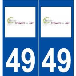 49 Chalonnes-sur-Loire logo autocollant plaque stickers ville