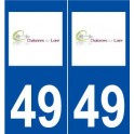 49 Chalonnes-sur-Loire logo autocollant plaque stickers ville