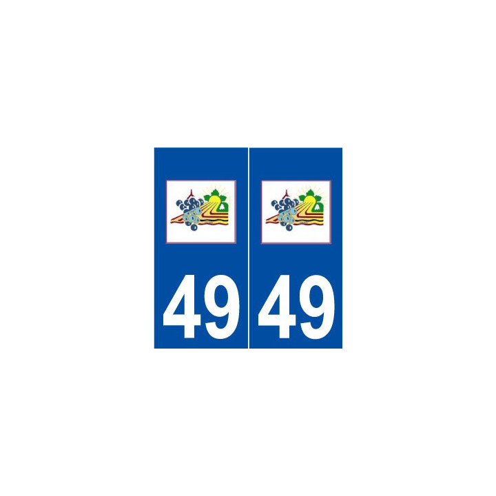 49 Champ-sur-Layon logo autocollant plaque stickers ville