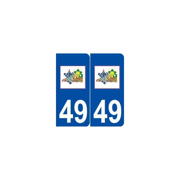 49 Champ-sur-Layon logo autocollant plaque stickers ville