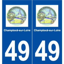 49 Champtocé-sur-Loire logo autocollant plaque stickers ville