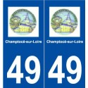 49 Champtocé-sur-Loire logo autocollant plaque stickers ville