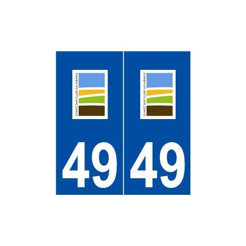 49 Charcé-Saint-Ellier-sur-Aubance logo autocollant plaque stickers ville