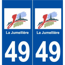 49 La Jumellière logo autocollant plaque stickers ville