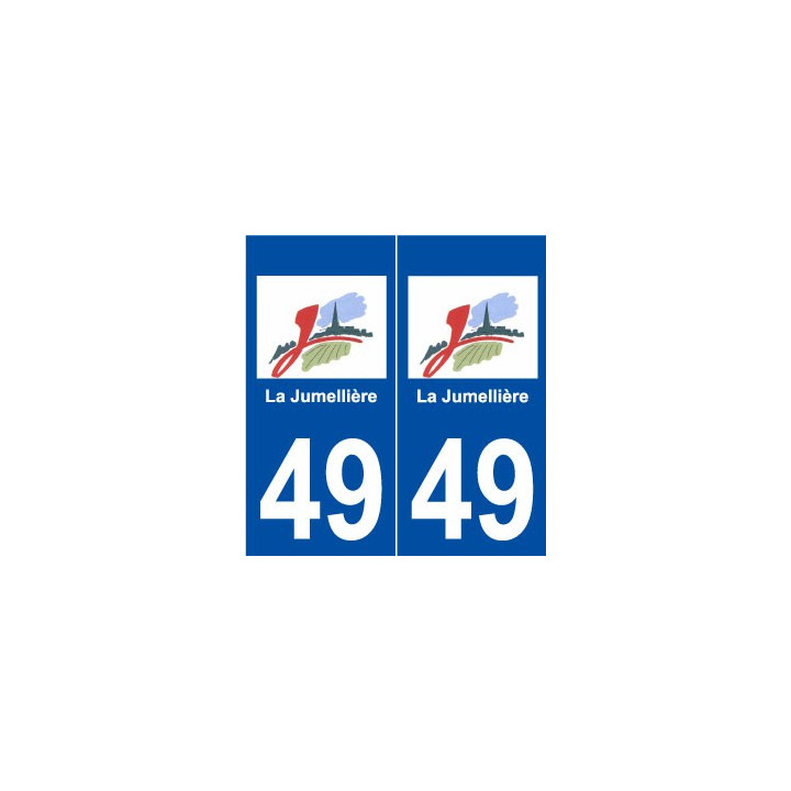 49 La Jumellière logo autocollant plaque stickers ville