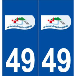 49 La Membrolle-sur-Longuenée logo autocollant plaque stickers ville