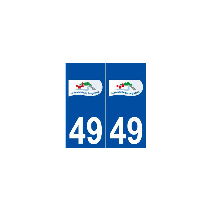 49 La Membrolle-sur-Longuenée logo autocollant plaque stickers ville