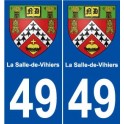 49 La Salle-de-Vihiers blason autocollant plaque stickers ville