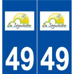49 La Séguinière logo autocollant plaque stickers ville