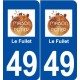49 Le Fuilet logo autocollant plaque stickers ville