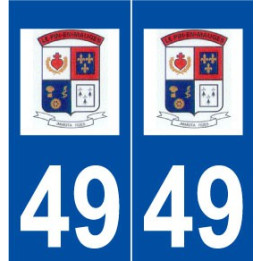 49 Le Pin-en-Mauges logo autocollant plaque stickers ville