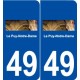 49 Le Puy-Notre-Dame logo autocollant plaque stickers ville