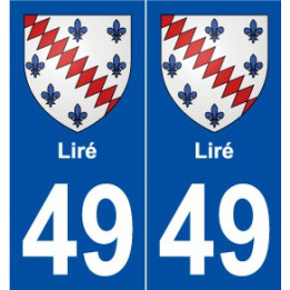 49 Liré blason autocollant plaque stickers ville