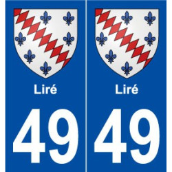 49 Liré blason autocollant plaque stickers ville