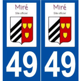49 Miré logo autocollant plaque stickers ville