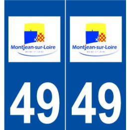49 Montjean-sur-Loire logo autocollant plaque stickers ville