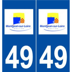 49 Montjean-sur-Loire logo autocollant plaque stickers ville