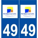 49 Montjean-sur-Loire logo autocollant plaque stickers ville