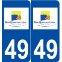 49 Montjean-sur-Loire logo autocollant plaque stickers ville