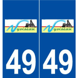 49 Nyoiseau logo autocollant plaque stickers ville