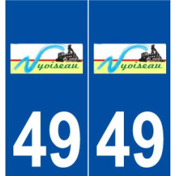 49 Nyoiseau logo autocollant plaque stickers ville