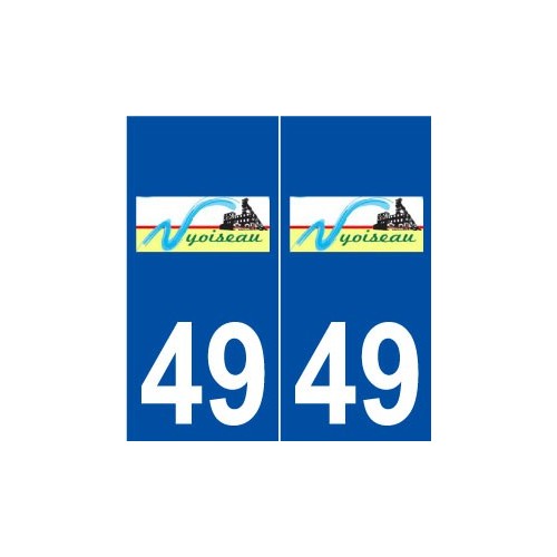 49 Nyoiseau logo autocollant plaque stickers ville