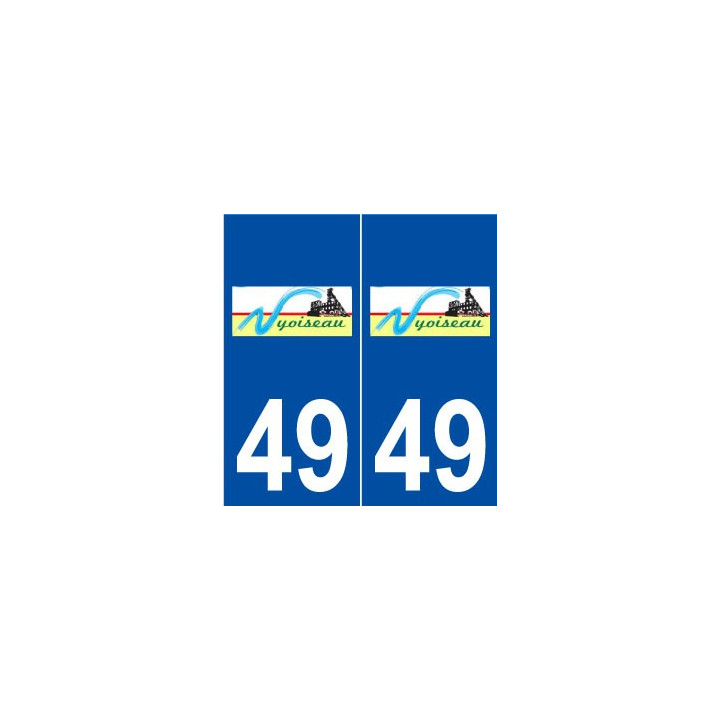 49 Nyoiseau logo autocollant plaque stickers ville
