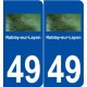 49 Rablay-sur-Layon logo autocollant plaque stickers ville