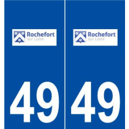 49 Rochefort-sur-Loire logo autocollant plaque stickers ville