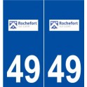49 Rochefort-sur-Loire logo autocollant plaque stickers ville