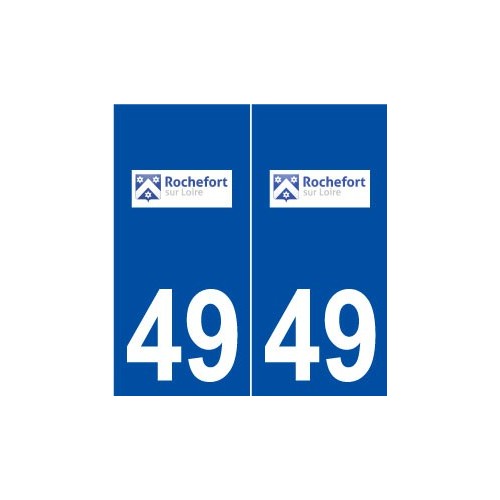 49 Rochefort-sur-Loire logo autocollant plaque stickers ville