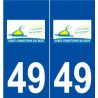 49 Saint-Christophe-du-Bois logo autocollant plaque stickers ville