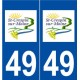 49 Saint-Crespin-sur-Moine logo autocollant plaque stickers ville